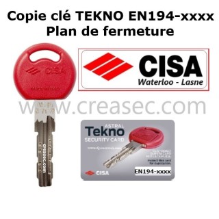 clé Cisa Teknopro code 111
