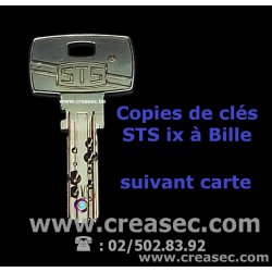 Copie clé STS ix a bille
