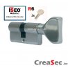 Cylindre Iseo R6 bouton sur clé existante