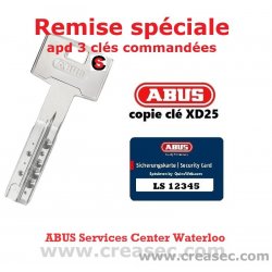 prix copie cle Abus Xd25 brico