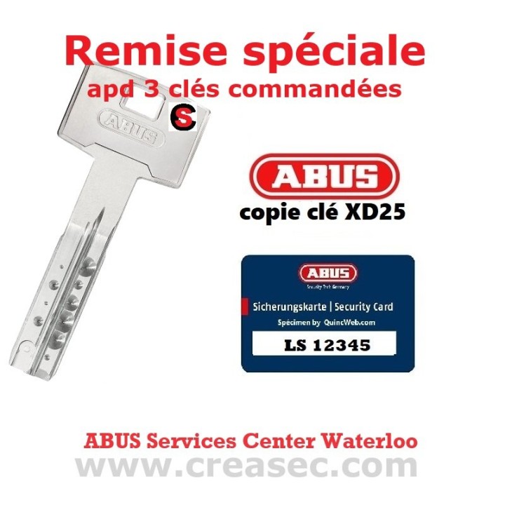 sleutels Abus XP2S