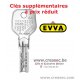 Clé EVVA AKURA 44