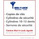 copie toutes clés Mul-T-Lock 