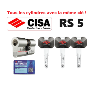 Cylindre Cisa RS 5 Bouton