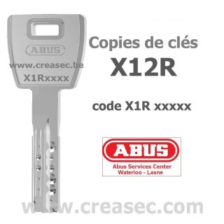 Copies clés ABUS X12R