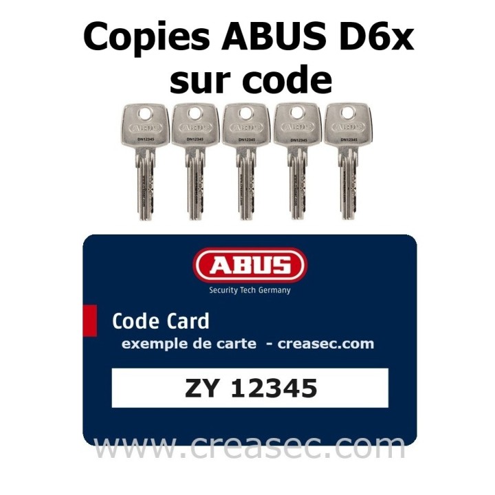 Duplicaatsleutel Abus D6