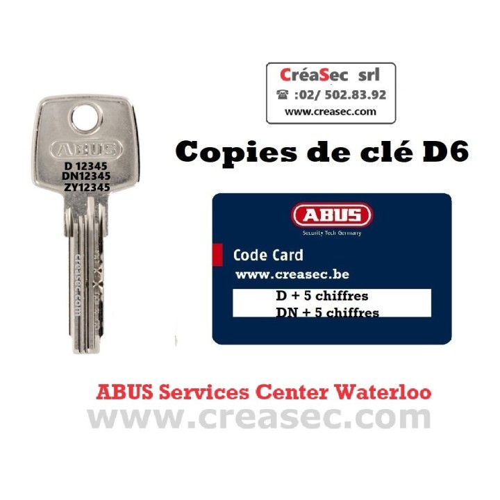 faire une clé D6 abus en 5 minutes
