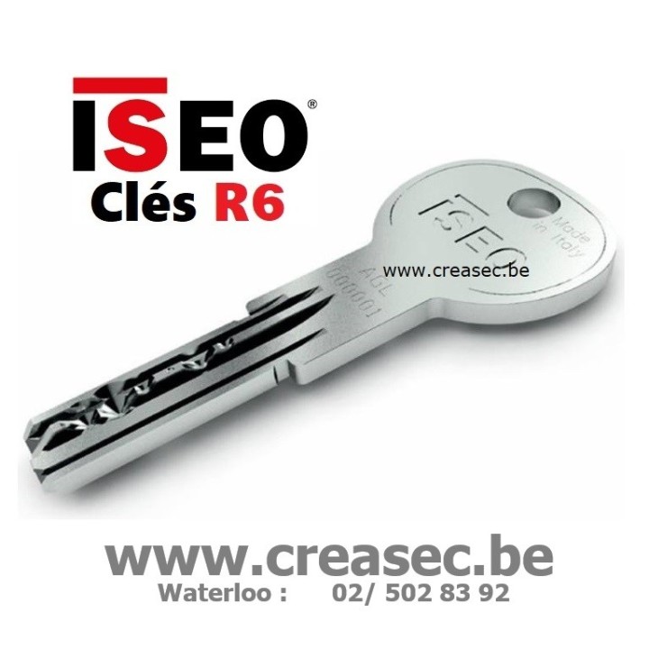 Clés ISEO R6 sur code AGL ou AGB