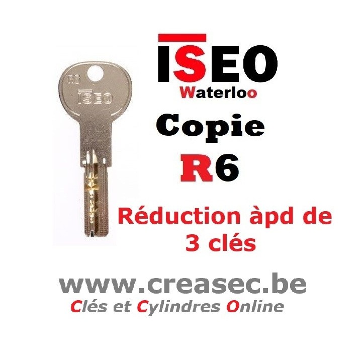 copies de clés ISEO R6 en 5 minutes