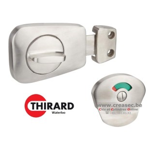 Verrou gris pour Wc type Alouette de Thirard
