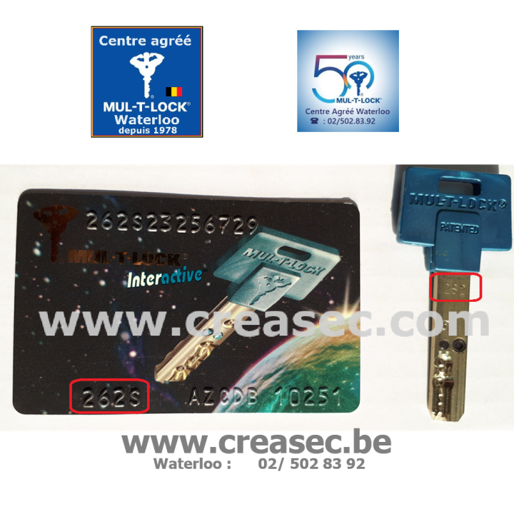 Cilinder Mul-T-Lock Interactive Belgïe