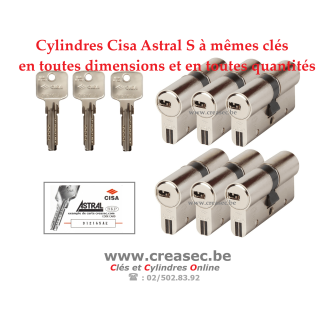 Cylindres CISA avec les mêmes clés