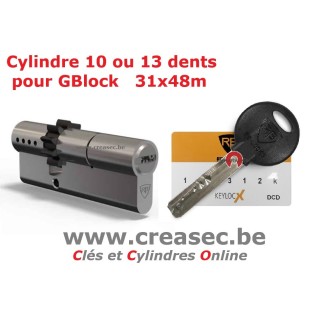 Cylindre a roue 13 dents G Block 31x48