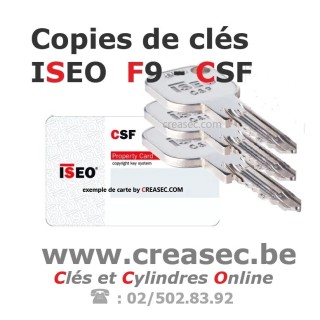 faire une clé ISEO CSf ou F9
