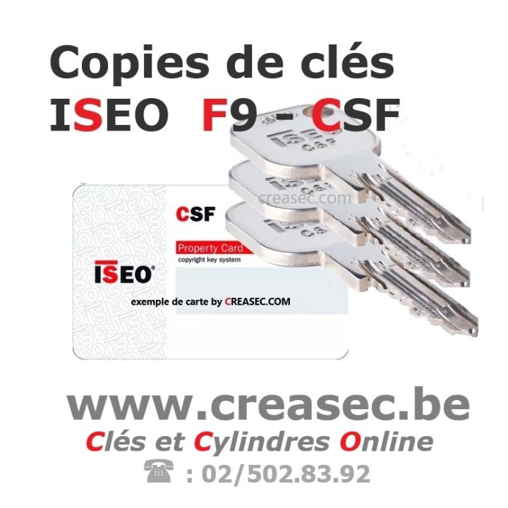 Iseo CSF sleutel op code