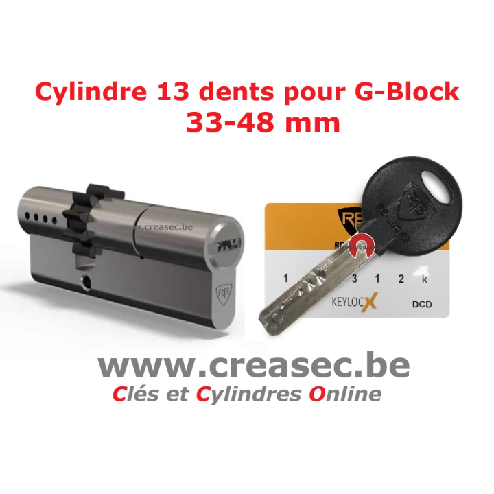 Cylindre de remplacement pour porte GBlock