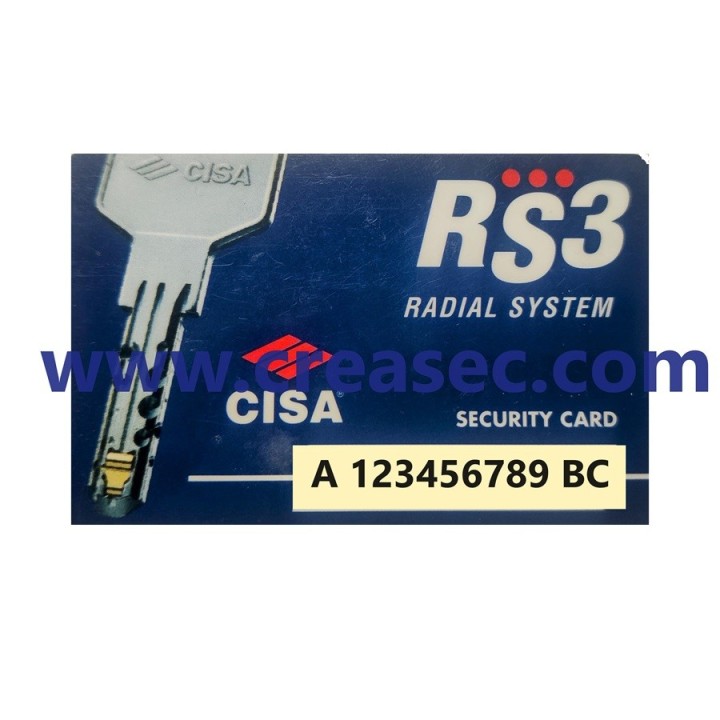 Copies et doubles de clés Cisa RS3 et RS5