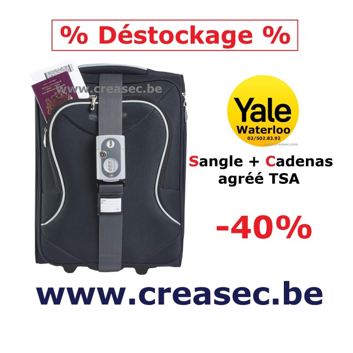 Sangle et cadenas a code pour valise
