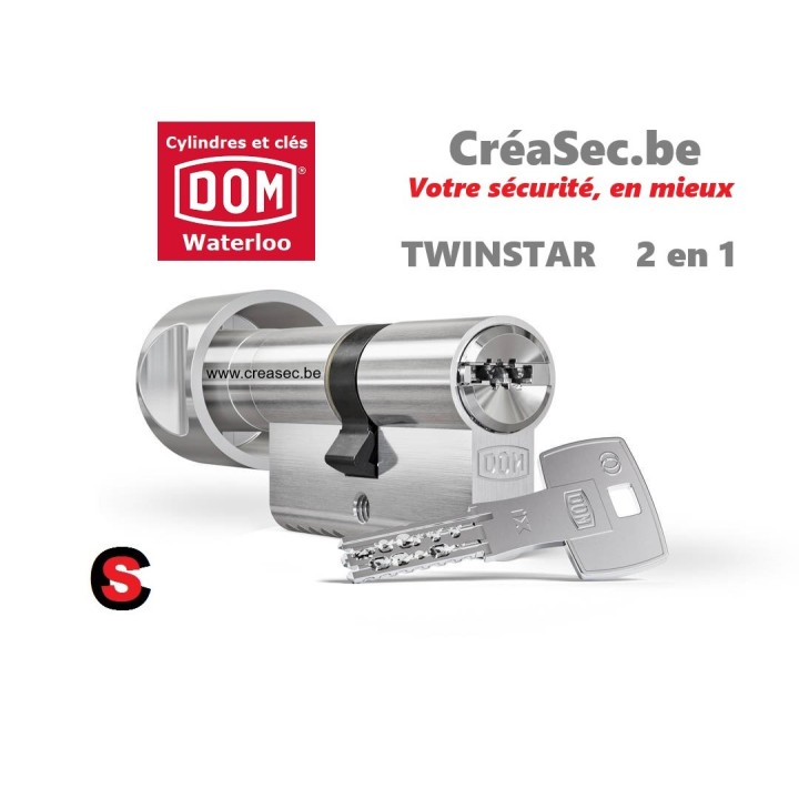 Cylindre Dom TWINSTAR bouton
