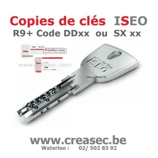 copies de clés ISeo R9