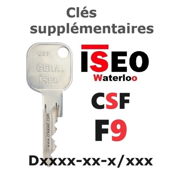 cle supplémentaire sur code Iseo