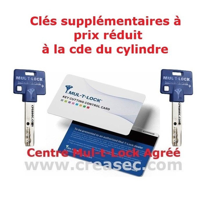 Cilinder Mul-T-Lock 31x60  CW10 dents