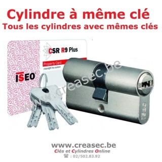 cylindres ISEO R9 a même combinaison