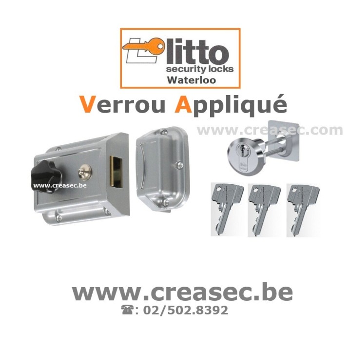 verrou appliqué porte d'entree