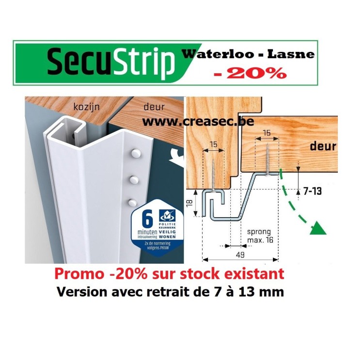 promo Secustrip ouvrant extérieur 7 à 13 mm