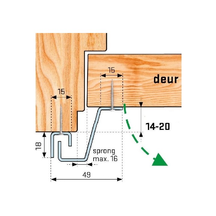 Secustrip ouvrant extérieur - Creasec.be