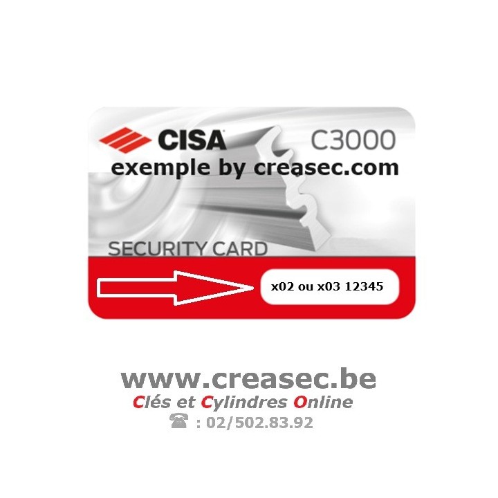 copie de cle cisa c3000