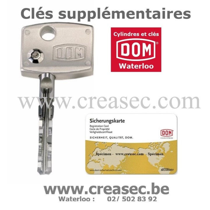 clés Dom Twido supplémentaires