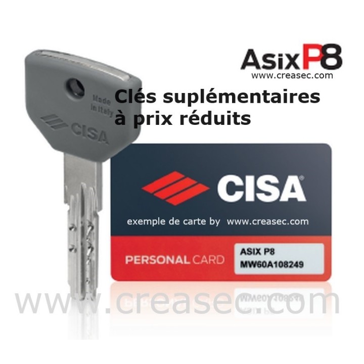 copie de clés asix p8