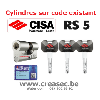 Cylindre Cisa sur code ou clé existant