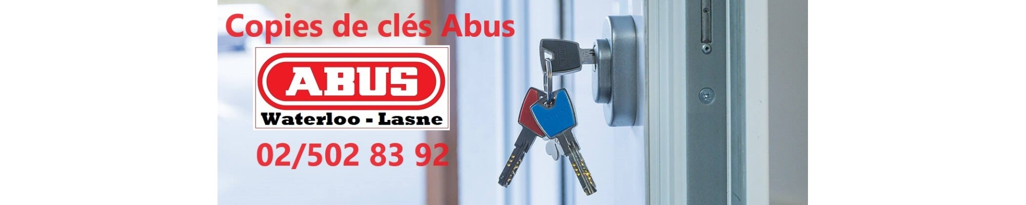 Large choix de cylindres et clés de sécurité Abus