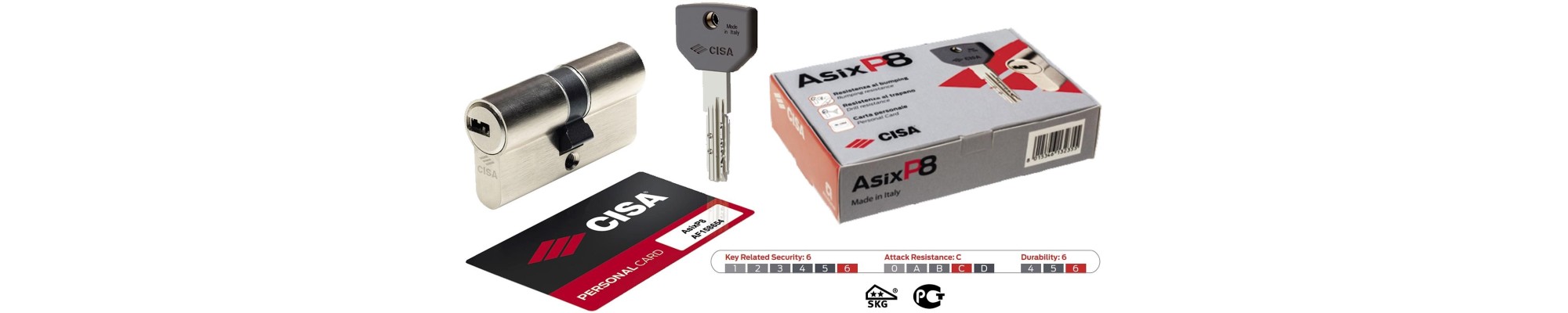 Barillet Cisa Asix P8