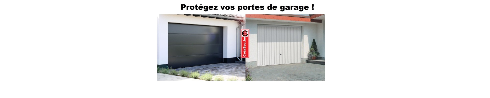 Verrous et serrures pour portes de garage